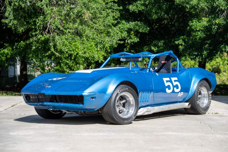 1968 Corvette Race car Blue-26